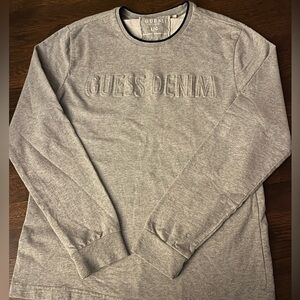 Guess Gray Crew Neck Shirt
